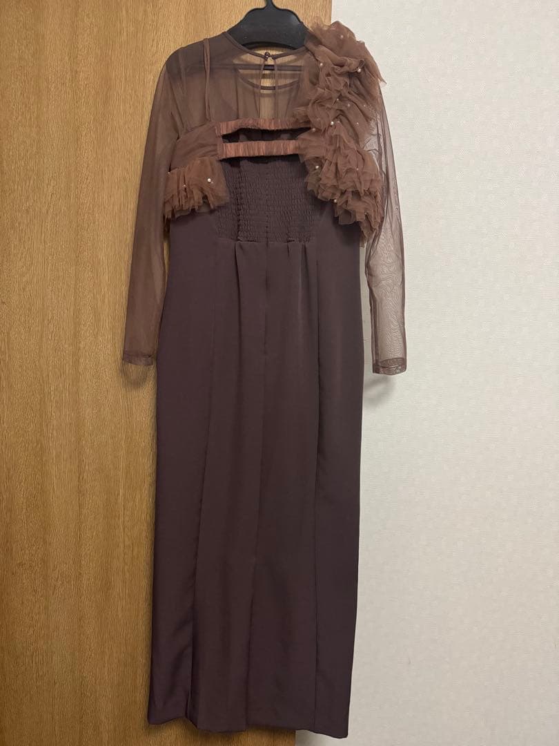 フリルパールビスチェ　オケージョンドレス【atlo】