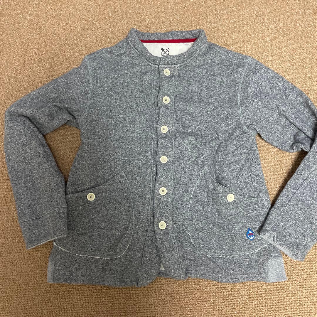 新品未使用　快晴堂　裏毛カーディガン 45R