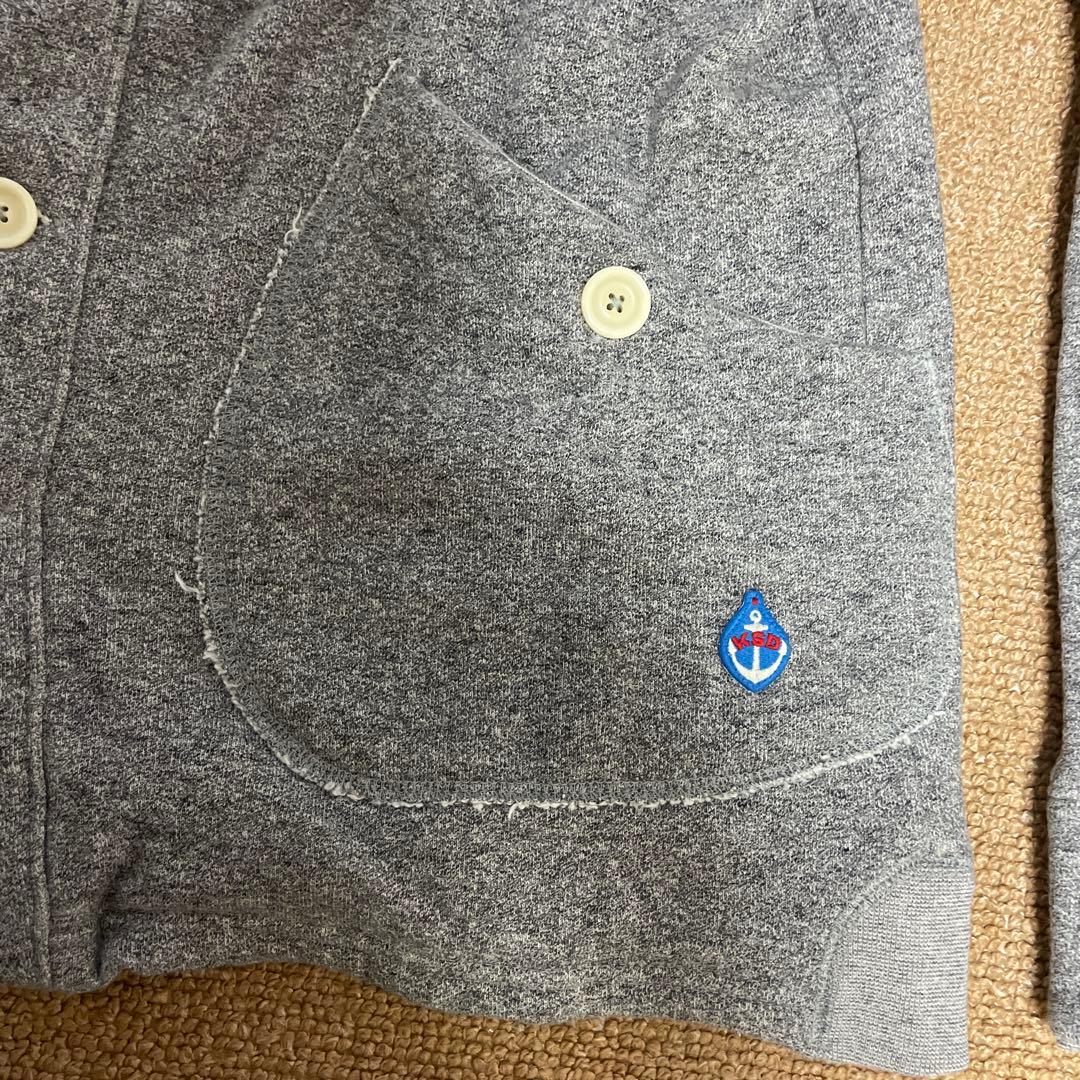 新品未使用　快晴堂　裏毛カーディガン 45R