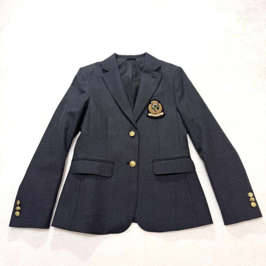 美品　EASTBOY VENUS グレー 金ボタン エンブレム付 ジャケット7