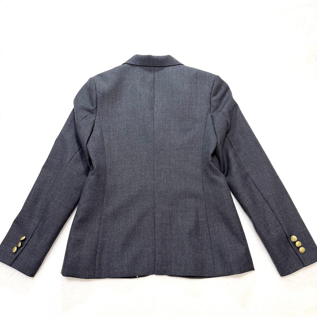 美品　EASTBOY VENUS グレー 金ボタン エンブレム付 ジャケット7