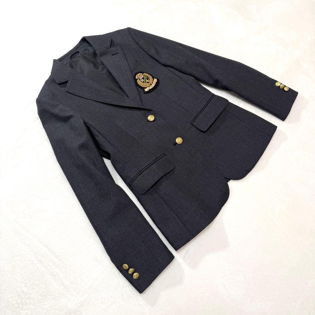 美品　EASTBOY VENUS グレー 金ボタン エンブレム付 ジャケット7