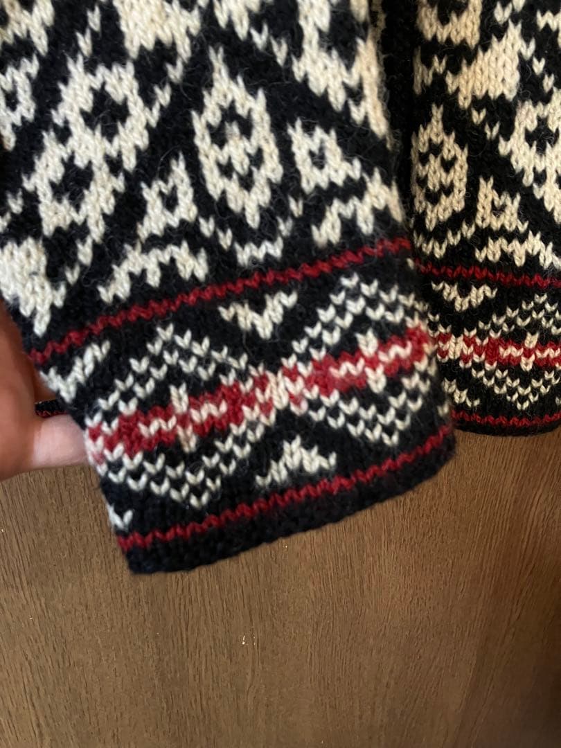 二宮こずえさん着用！エルエルビーン チロルニットカーディン ノルディック