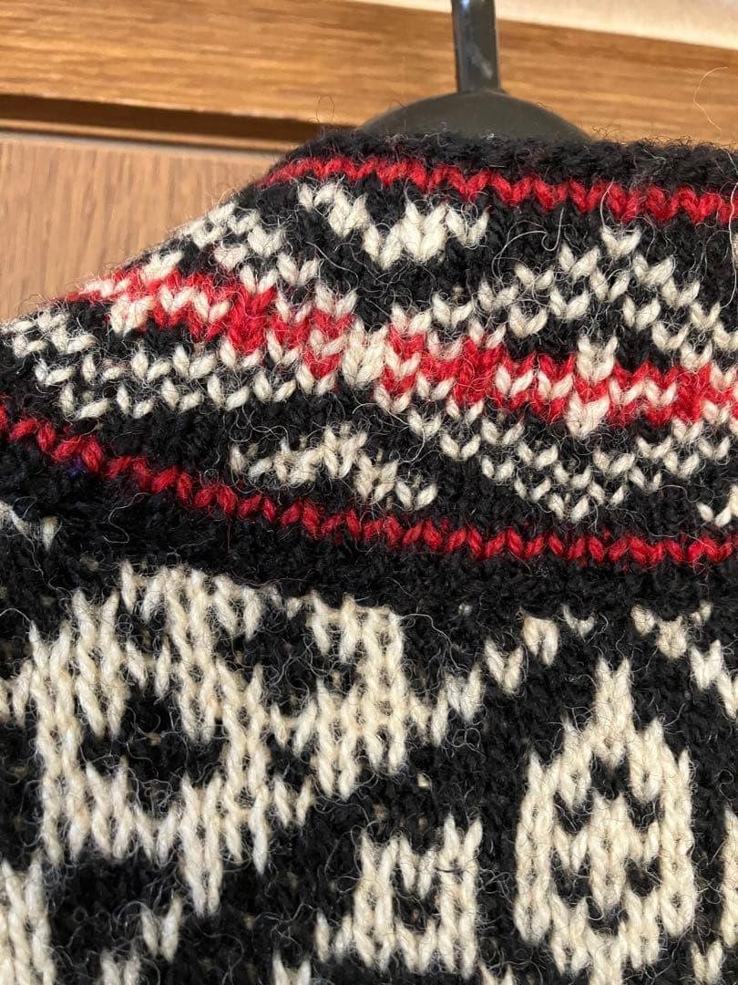 二宮こずえさん着用！エルエルビーン チロルニットカーディン ノルディック