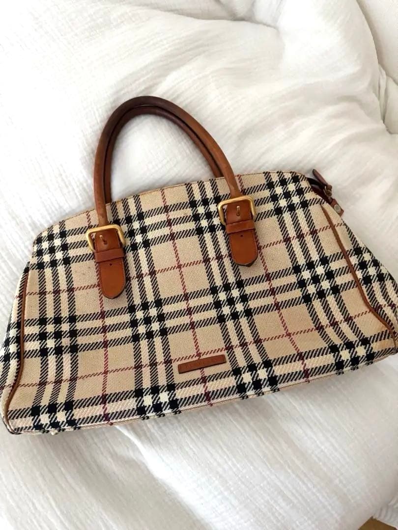 バーバリー　ハンドバッグ　ビンテージ