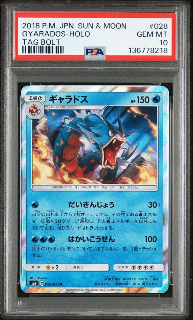 超絶希少　超人気　連番　PSA10 ギャラドス　028 022 ポケモンGO