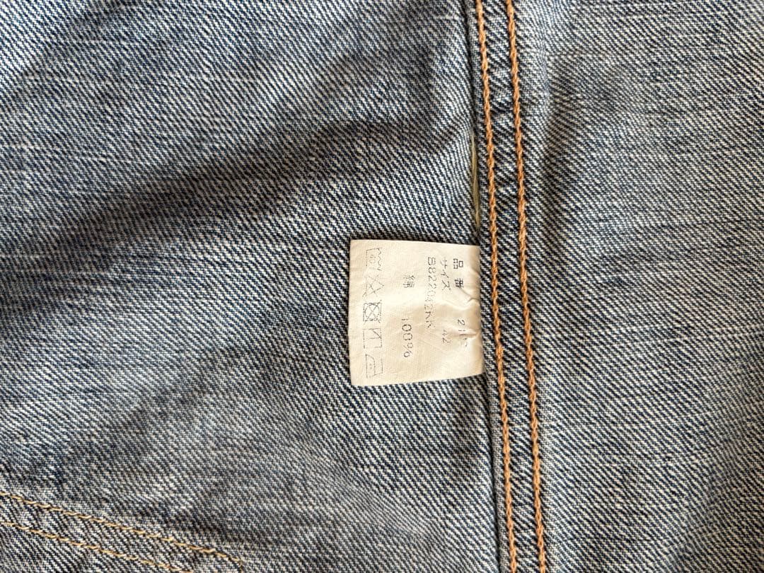 Dartford 2nd Jaket 13.5oz【赤タブ仕様】42インチ