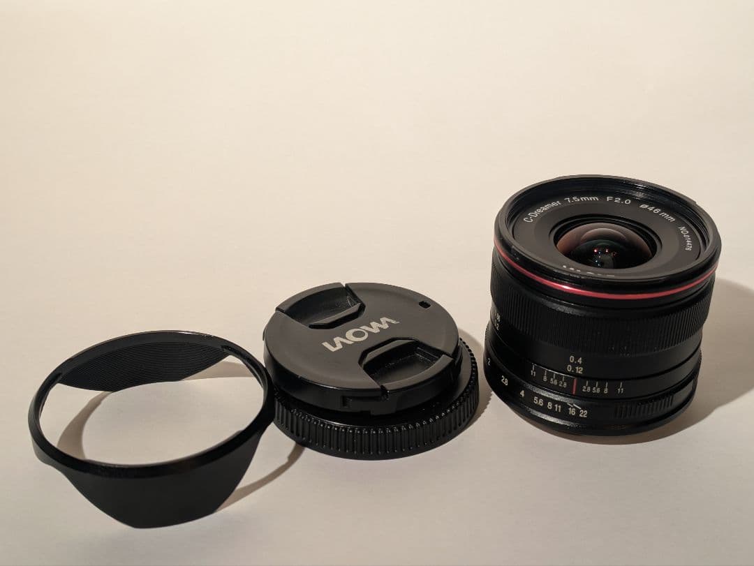 Laowa C-Dreamer 7.5mm F2.0 レンズ　ライトウ