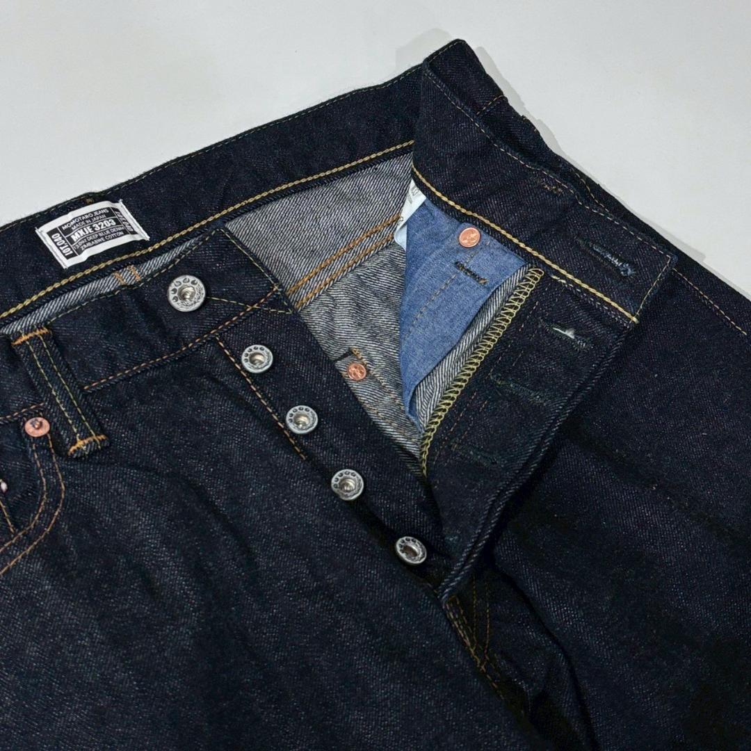 【新品未使用】 桃太郎ジーンズ MXJE3203 出陣スリムストレート 33