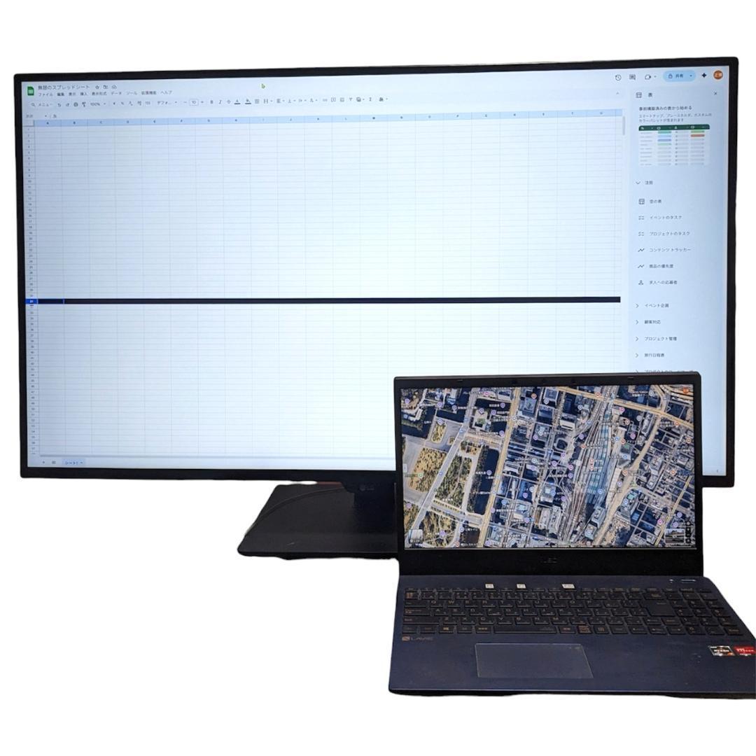 ★4Kモニター★LG　42.5インチ　43UN700　2022年製　リモコン付き