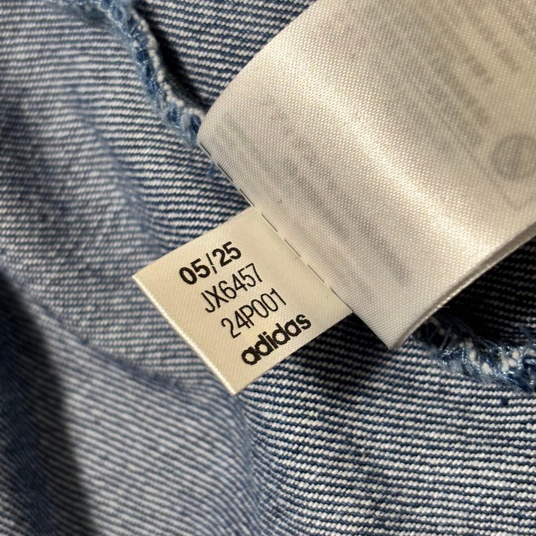 ⭐️未使用⭐️adidas ダークブルー デニムジャケット 2XLサイズ