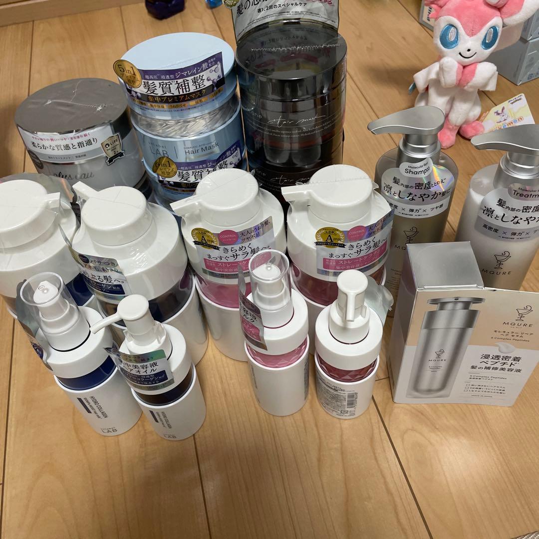 シャンプー トリートメント ヘアミルク ヘアオイル ヘアマスク 23点まとめ売り