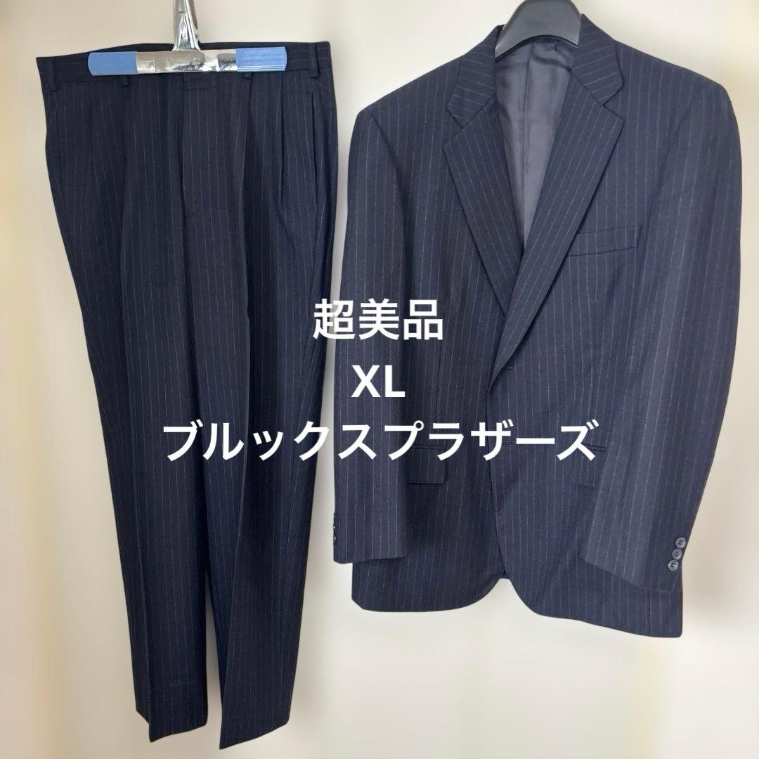 【未使用に近い★40REG34Wネイビー】ブルックスブラザーズセットアップスーツ