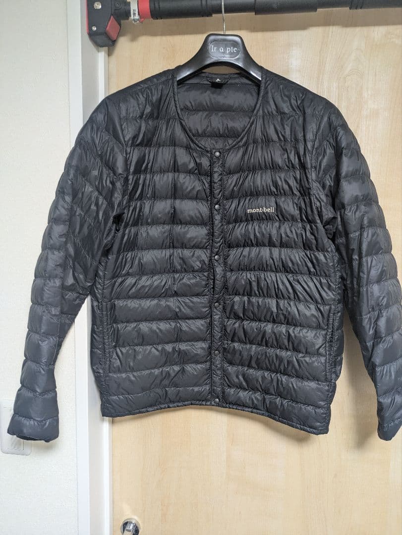 mont-bell スペリオダウン ラウンドネックジャケット ブラックL
