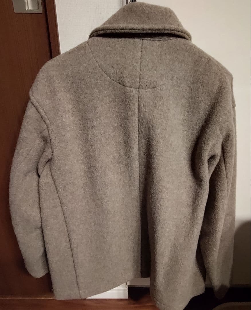 美品DANTON/ダントン　ウールラウンドカラージャケット　36　日本製　コート