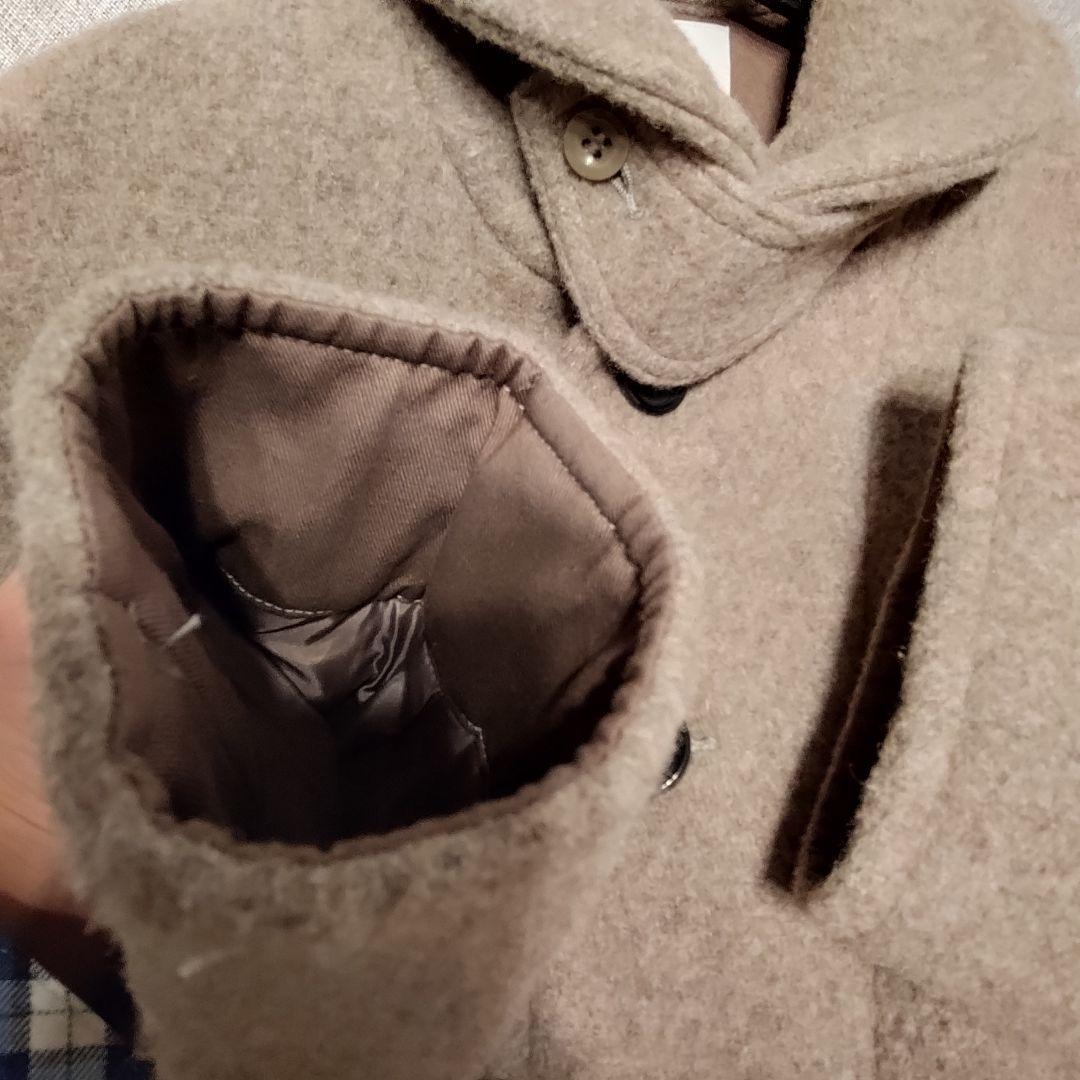 美品DANTON/ダントン　ウールラウンドカラージャケット　36　日本製　コート