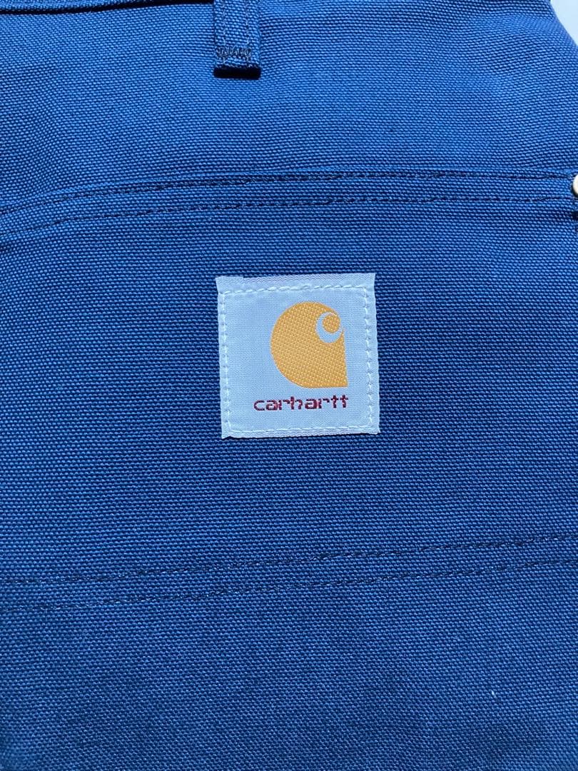 レアB01 ネイビー USA製 ダブルニー Ｗ34L32 未使用 カーハート 紺