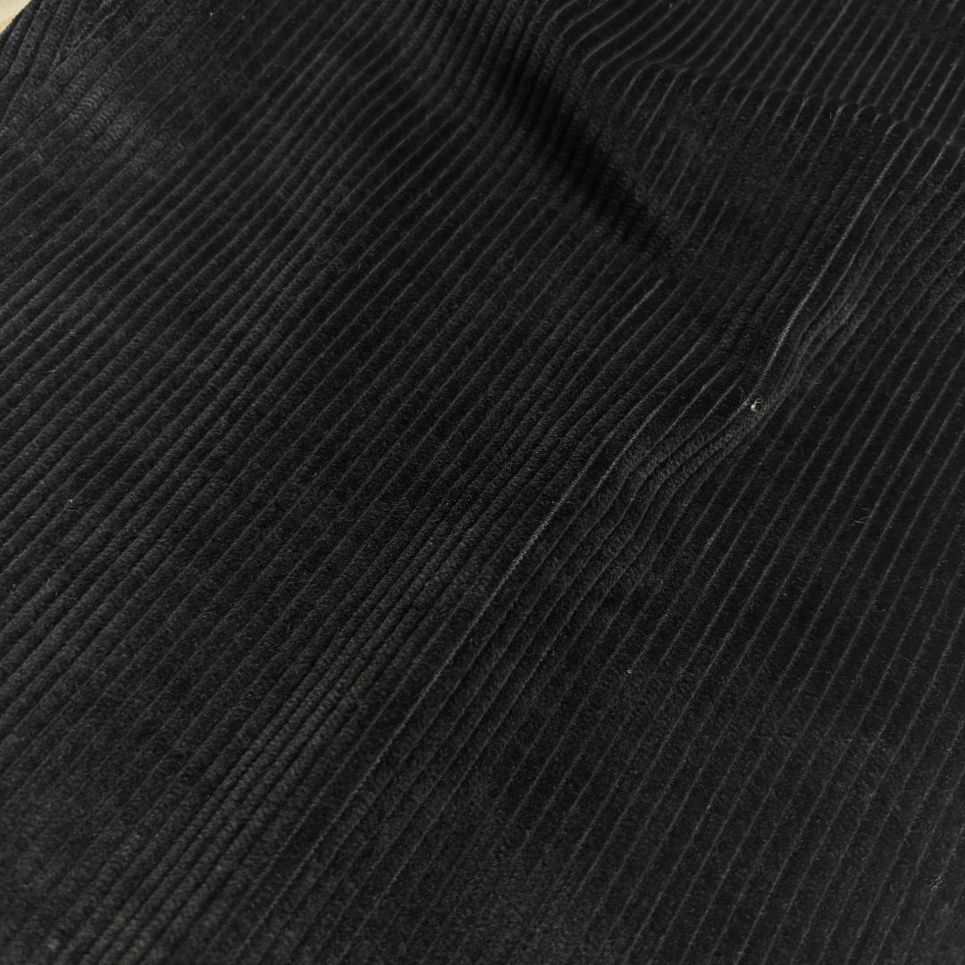 80sUSA製Brooks Brothers ブラックコーデュロイパンツ太畝37