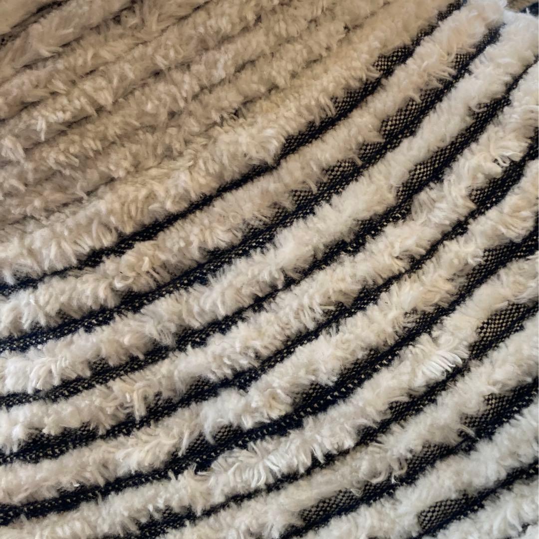 超美品　アキオヒラタ　サンバイザー　Lサイズ　リボン付(取り外し可能)