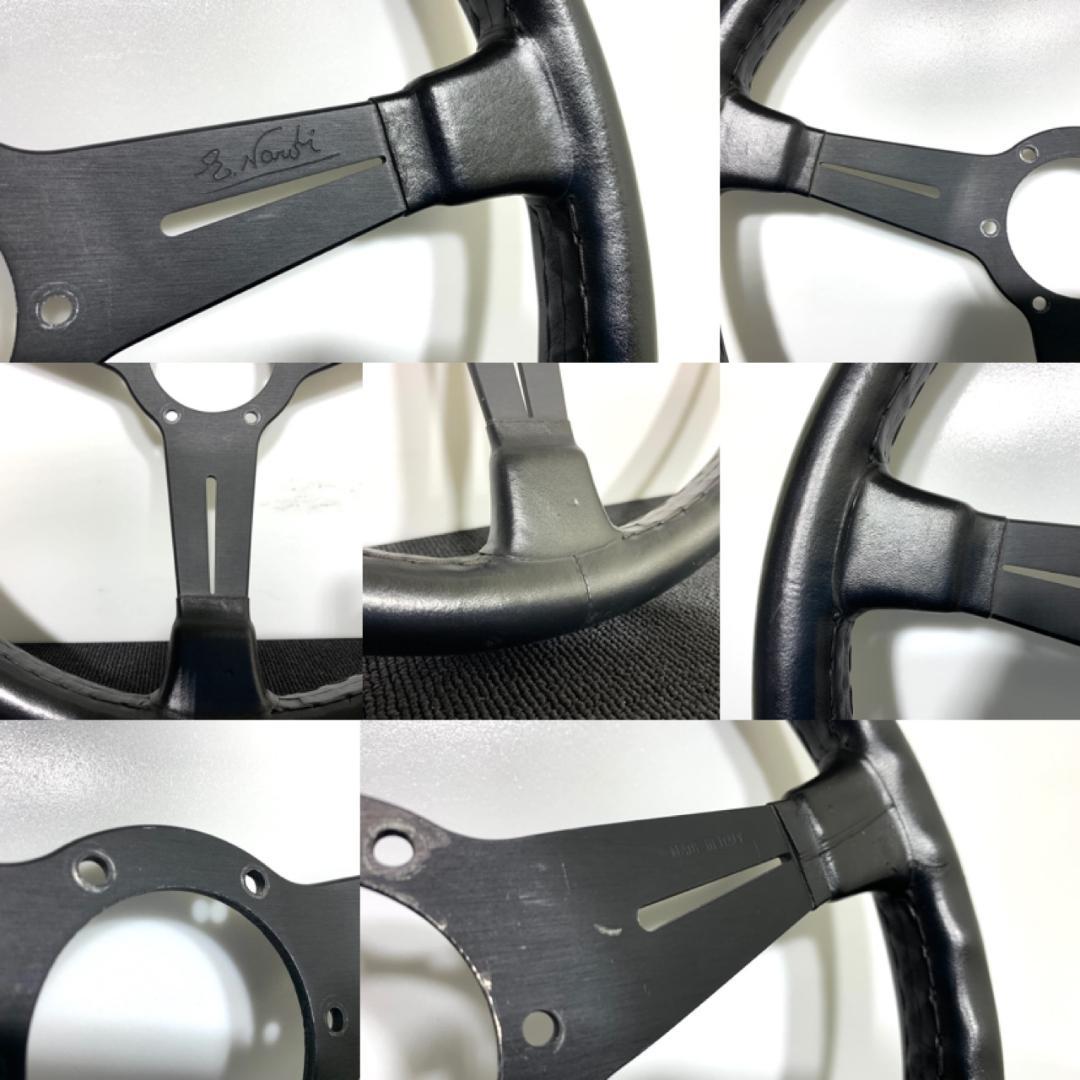 モモ ティーム ステアリング 30パイ 小径モデル 美品 現行モデル ネジ付き