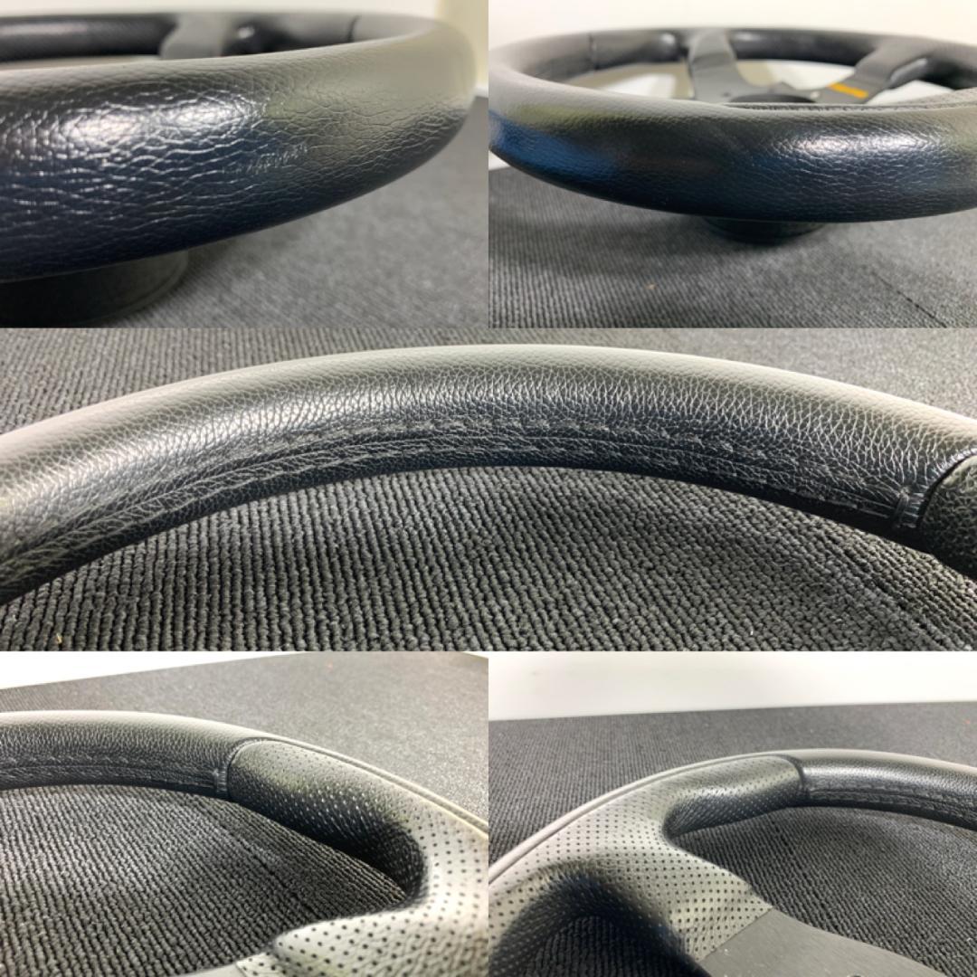 モモ ティーム ステアリング 30パイ 小径モデル 美品 現行モデル ネジ付き