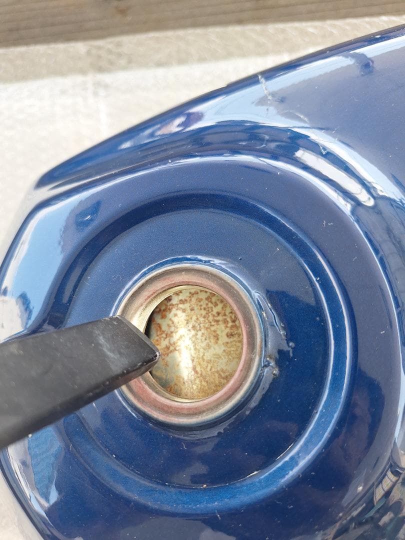 ホンダ VF400F タンク 青/白