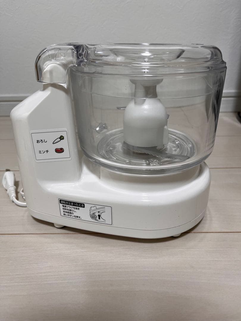 【未使用‐新品】　パナソニック フードプロセッサー MK-K48P ホワイト