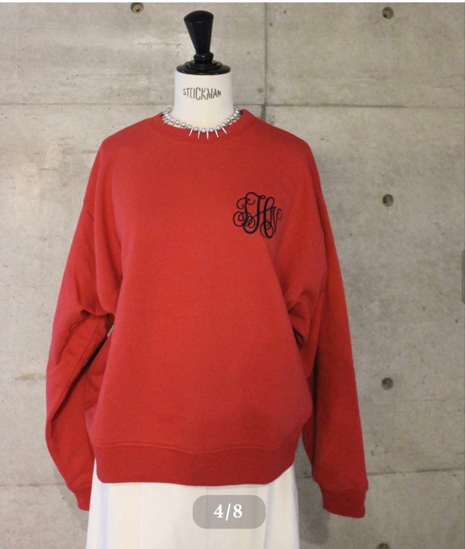 【JNHearts】 Monogram LogoスウェットRED/36