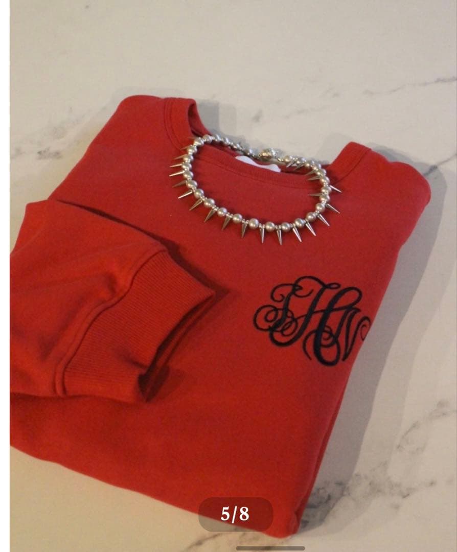 【JNHearts】 Monogram LogoスウェットRED/36