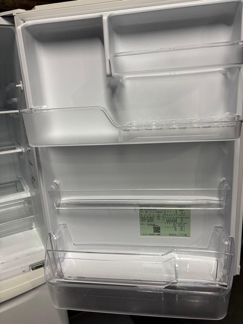 パナソニック ノンフロン冷凍冷蔵庫 NR-C340C-W 2019年製