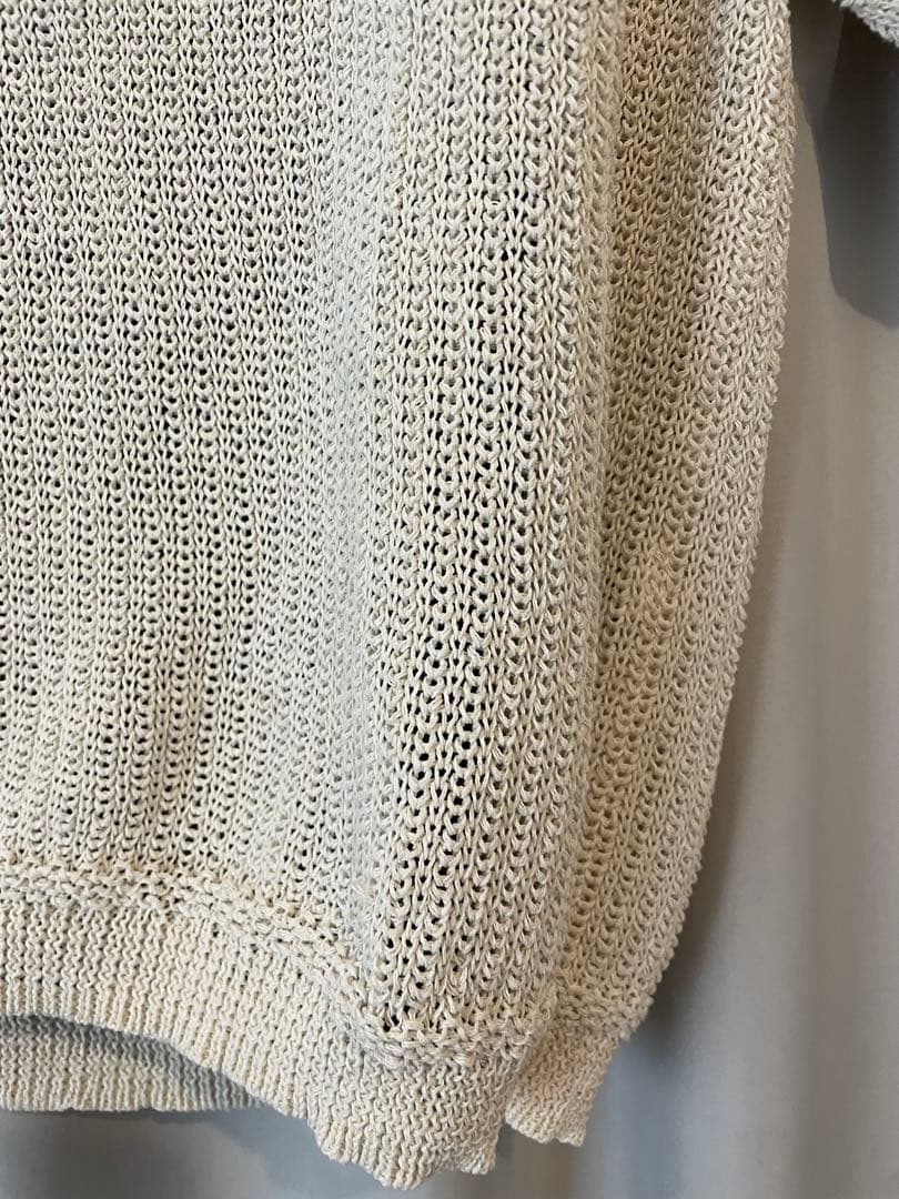 【みん】FRED PERRY フレッドペリー ニットポロ リネンライク