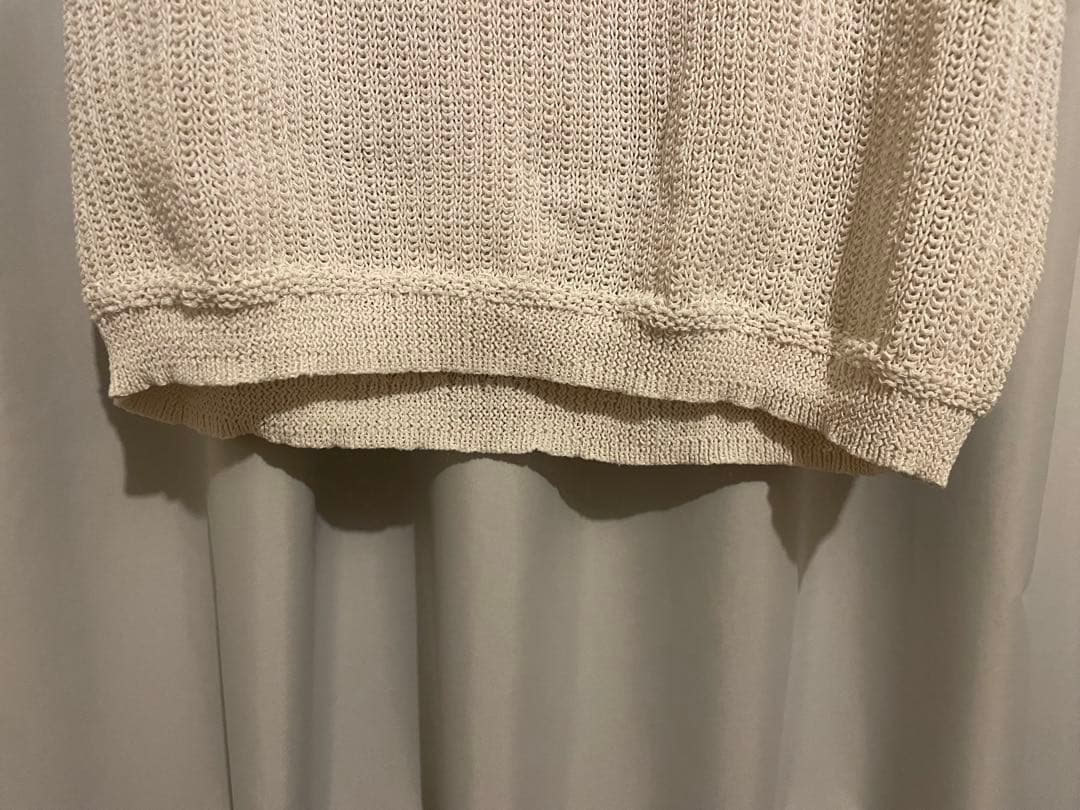 【みん】FRED PERRY フレッドペリー ニットポロ リネンライク