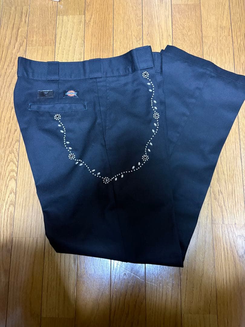 【HTC】Custom Dickiesキムタク着用 同型同色 ブラック32×30