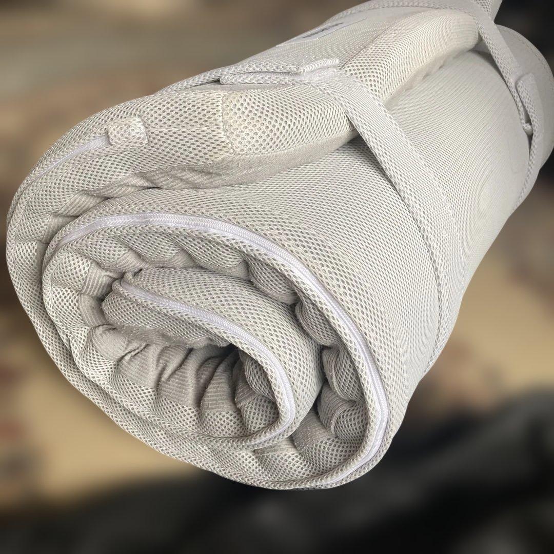 おまめ　muatsu リラックスムアツマット　スリム　グレー　かため