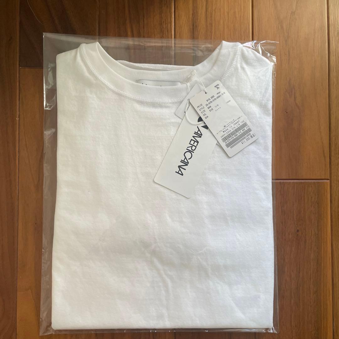 トップス AMERICANA/CREWNECK LONG SLEEVE TEE