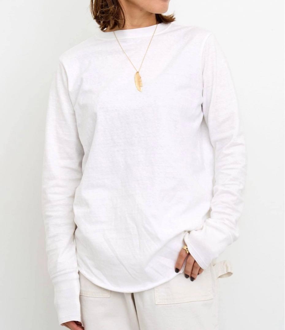 トップス AMERICANA/CREWNECK LONG SLEEVE TEE