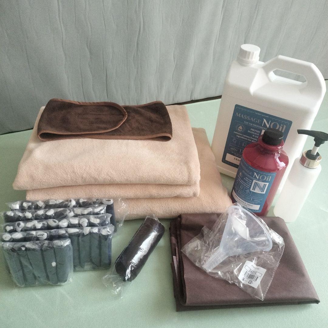 プロズビ マッサージノイル　NOIL(ノイル) 無香 4L　他タオルセット