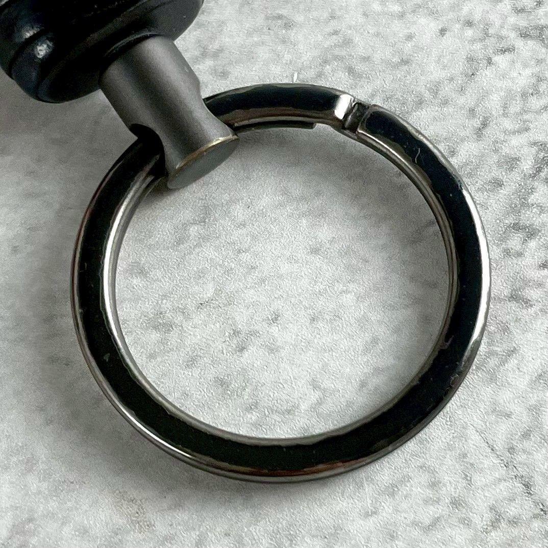 Bottega Veneta イントレチャート キーリング レザー チャーム