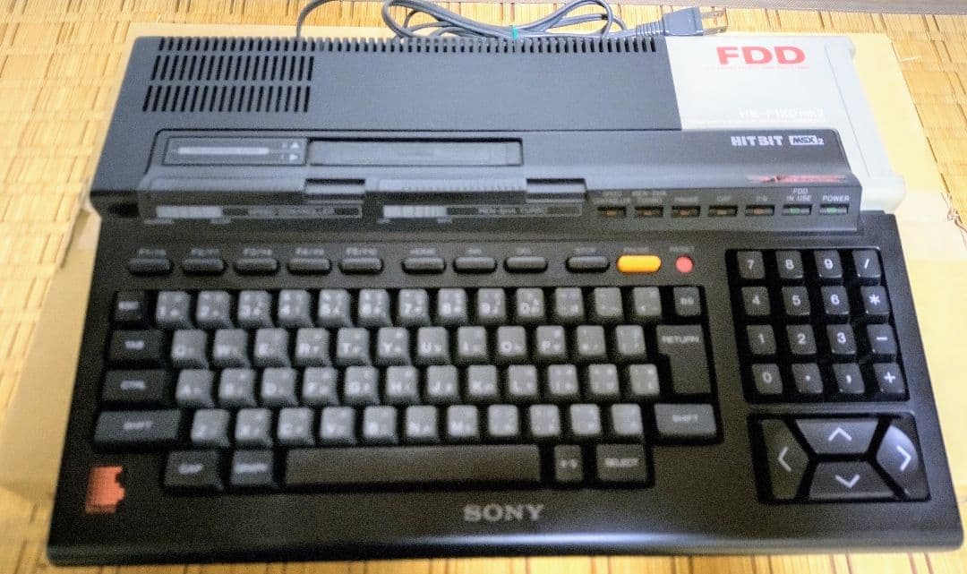 SONY MSX2 HB-F1XDmk2 通電確認済 ジャンク品