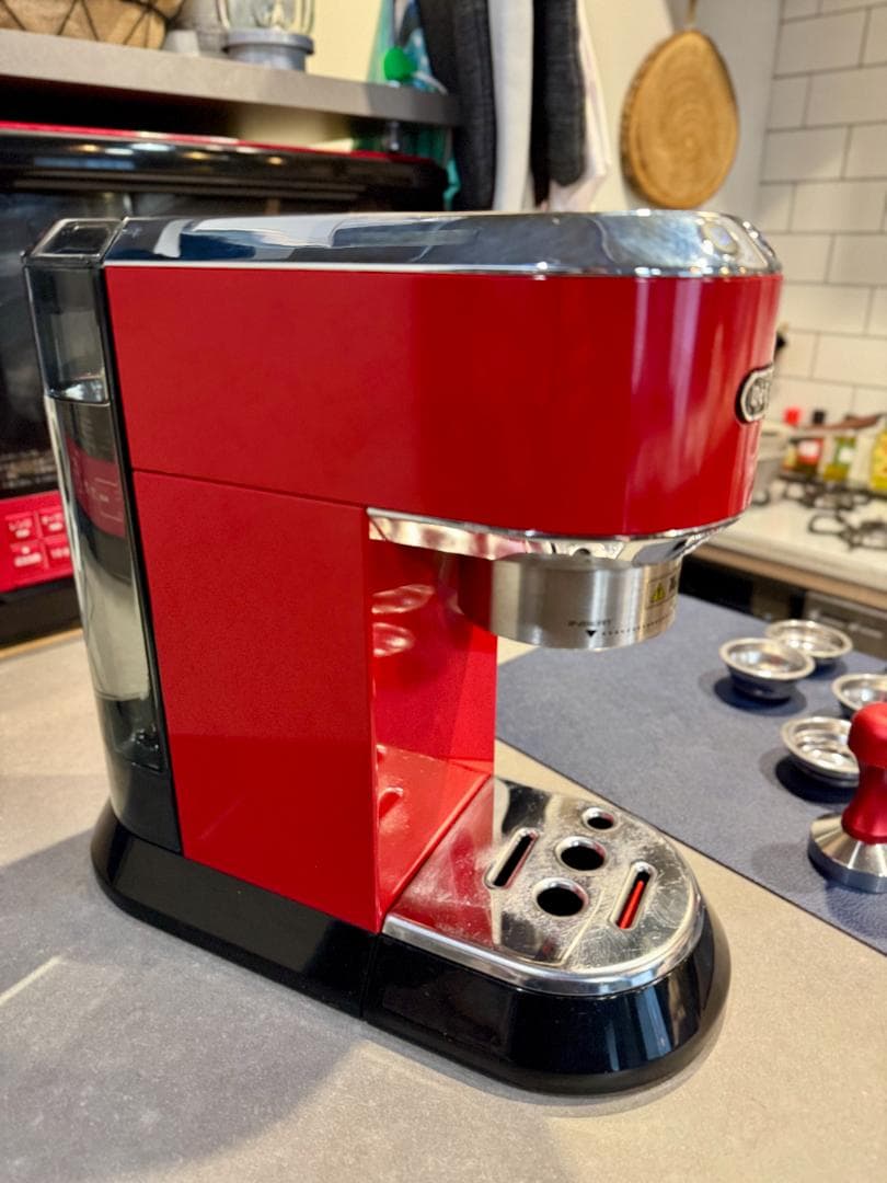 【動作確認済】DeLonghi デロンギ EC680 レッド エスプレッソマシン