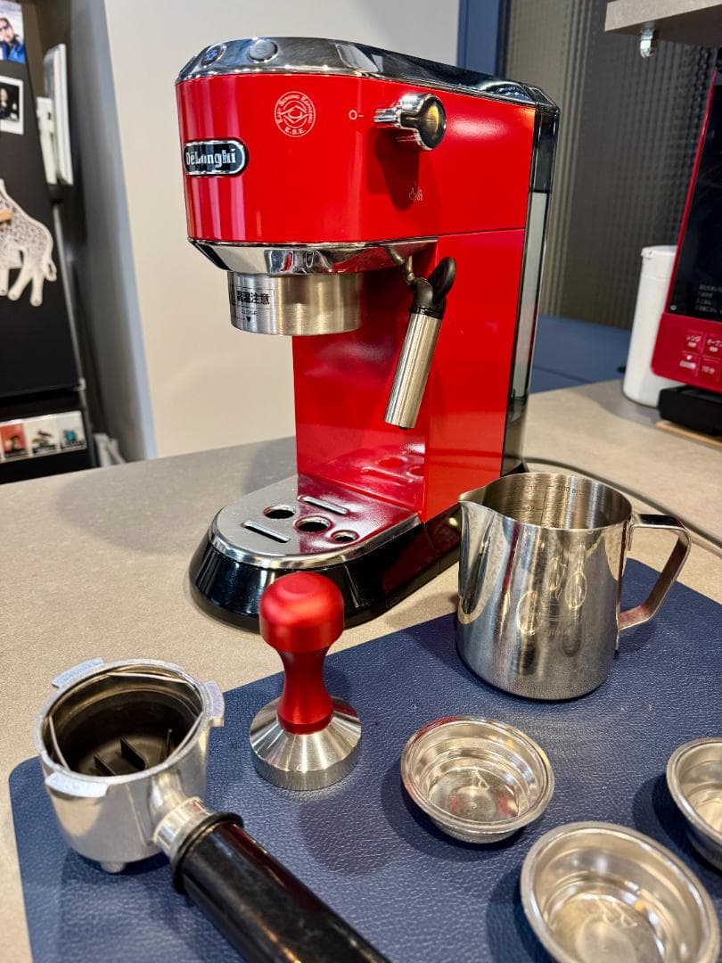 【動作確認済】DeLonghi デロンギ EC680 レッド エスプレッソマシン