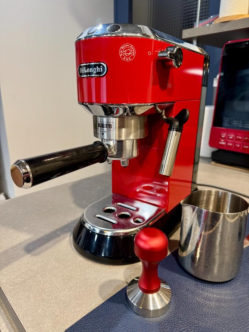 【動作確認済】DeLonghi デロンギ EC680 レッド エスプレッソマシン