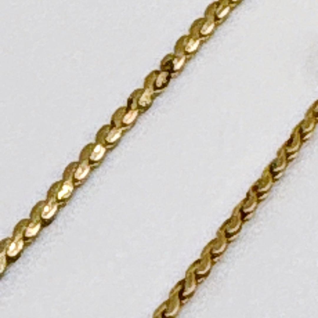 クリスチャンディオール ロゴクリアストーンネックレス ヴィンテージ ゴールド