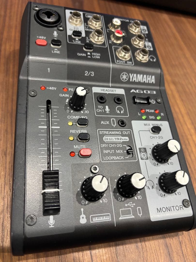YAMAHA AG03 オーディオミキサー