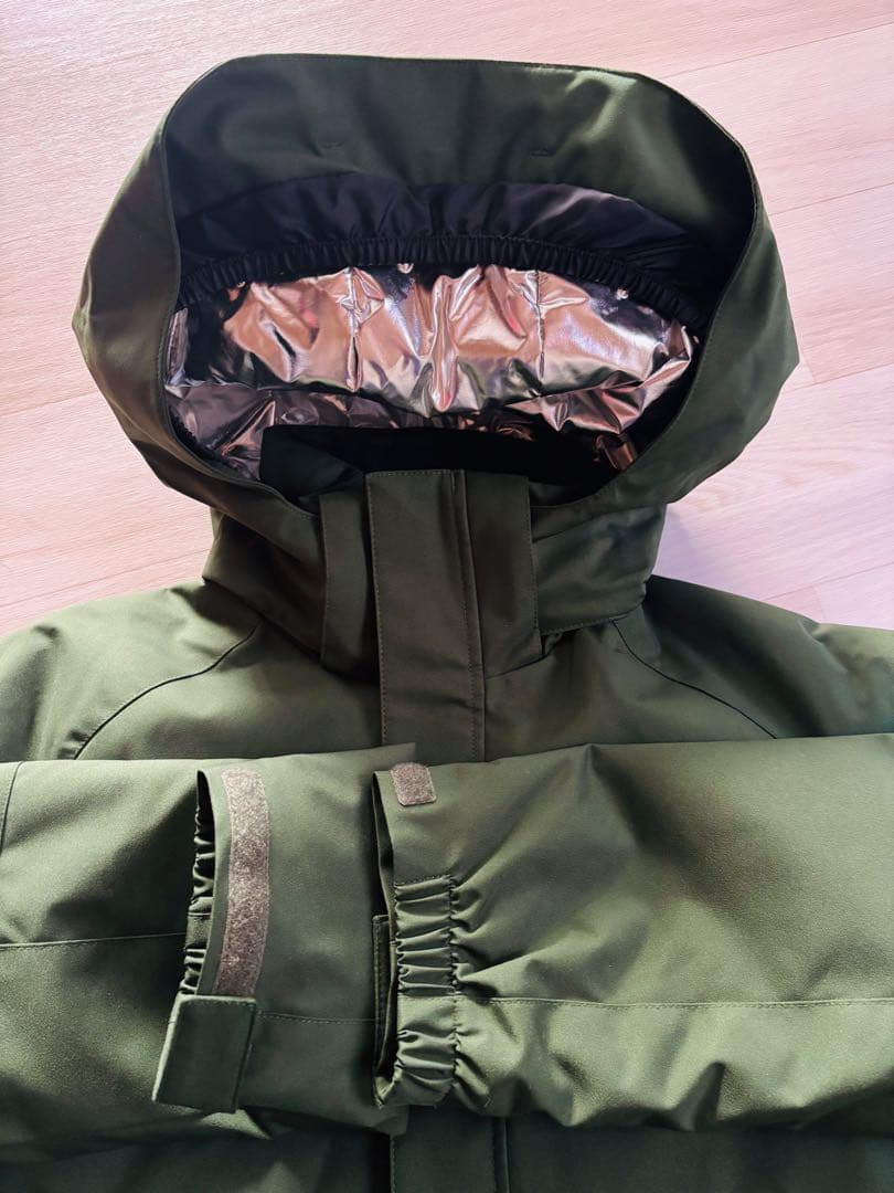 Phenix キッズスキーウェア160㎝ブラック✖️オリーブグリーンサイズ調節可能