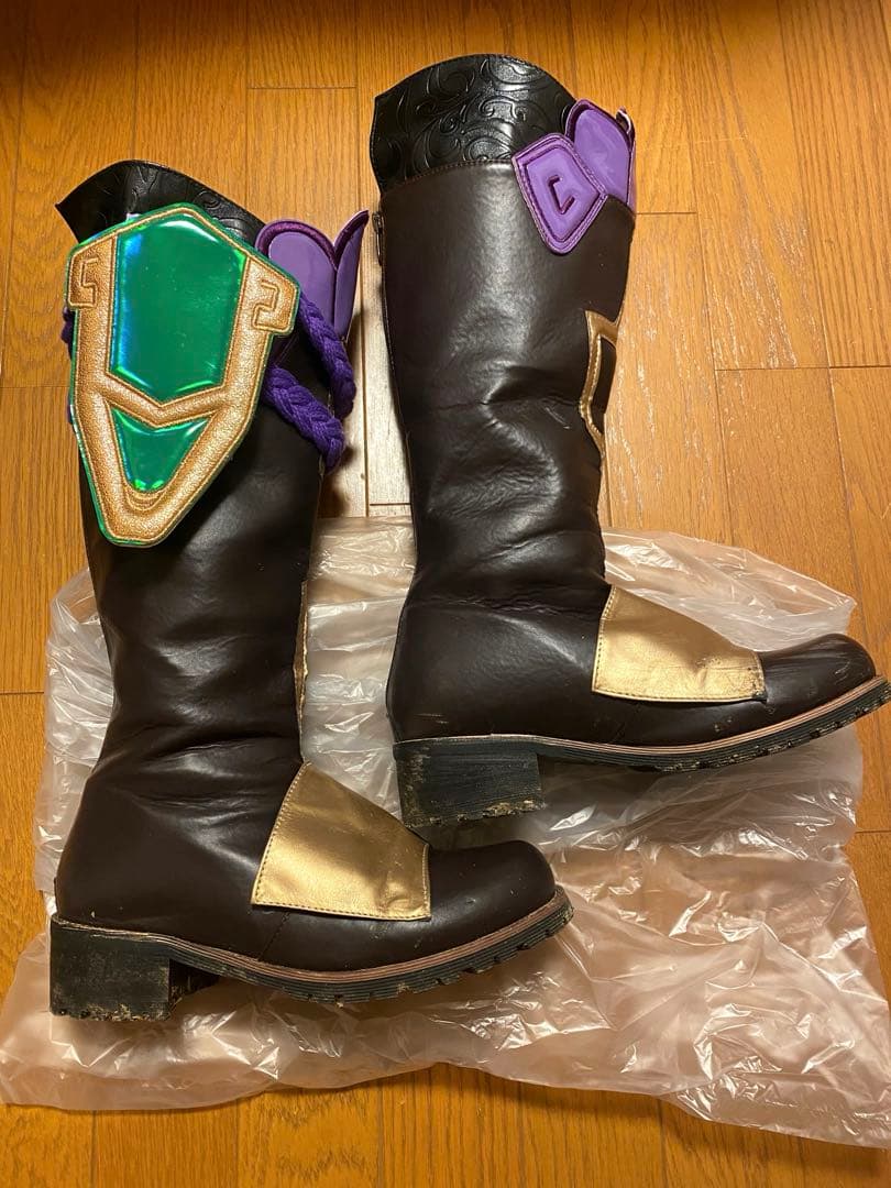 猫屋　原神　魈　コスプレ衣装　靴　タトゥー