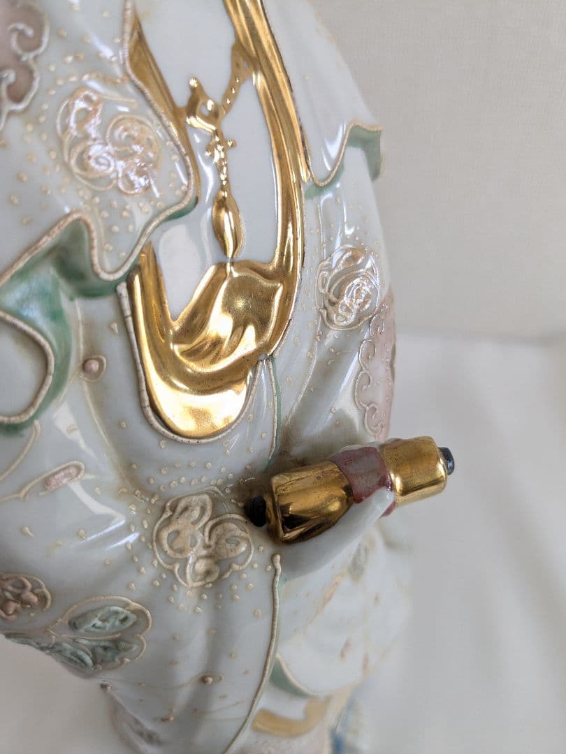 九谷焼 観音菩薩像 置物