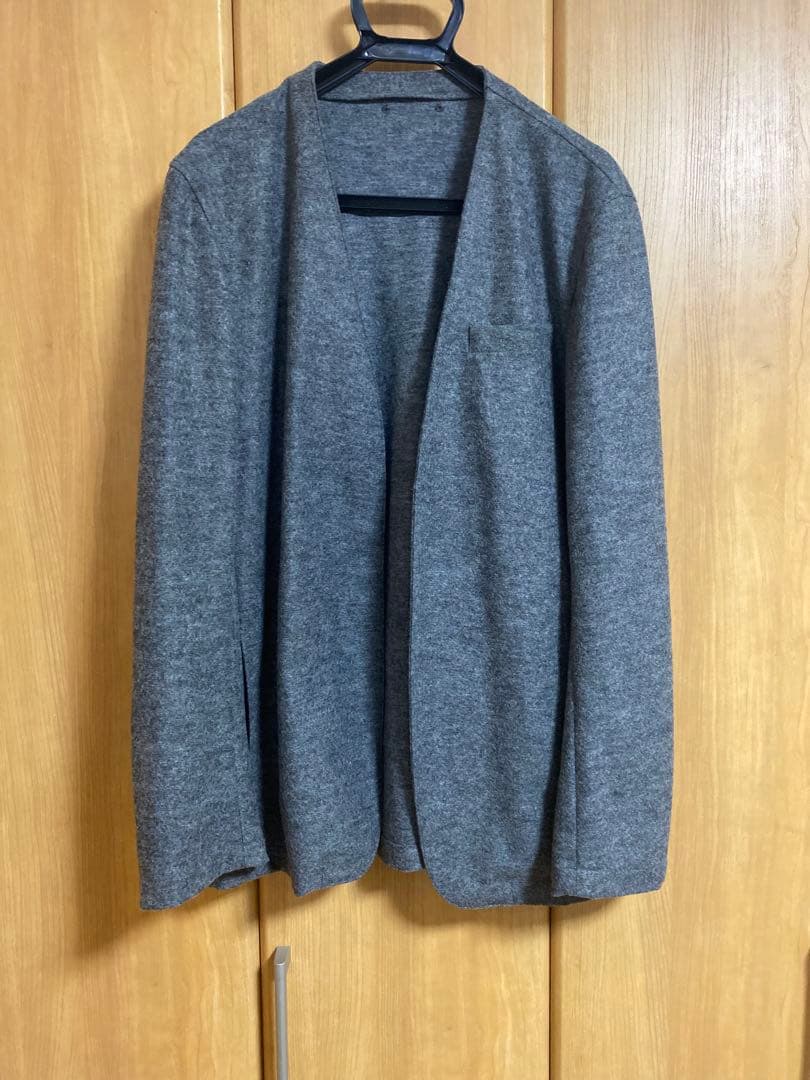 soph ノーカラーウールジャケット