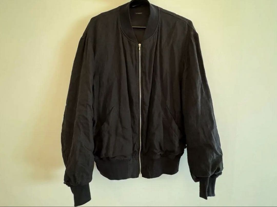 COMOLI リネンWクロスジップブルゾン　サイズ3 美品