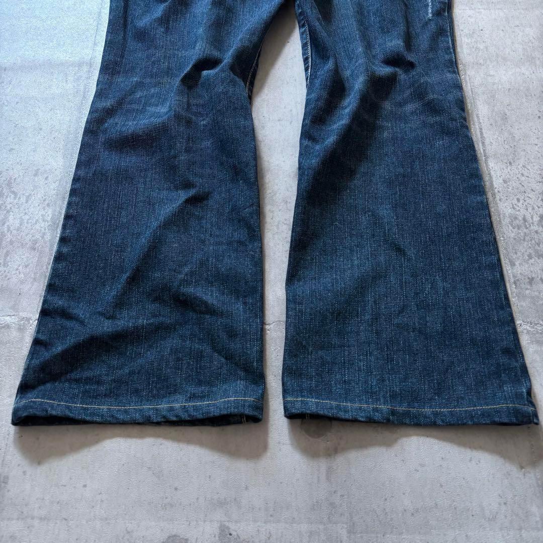 パンツ 00s BURBERRY BLACK LABEL flare jeans y2k